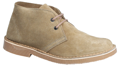 Basics Round Toe Desert Boot Camel